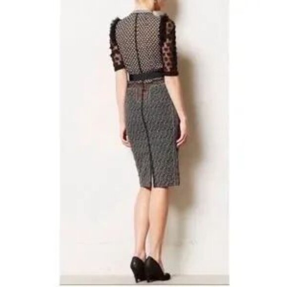 Beguile Byron Lars Anthropologie Allusion Sheath Midi Dress Size 4 - Picture 2 of 9